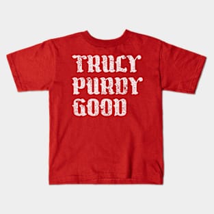 Truly Purdy Good // Football Fan Art Kids T-Shirt